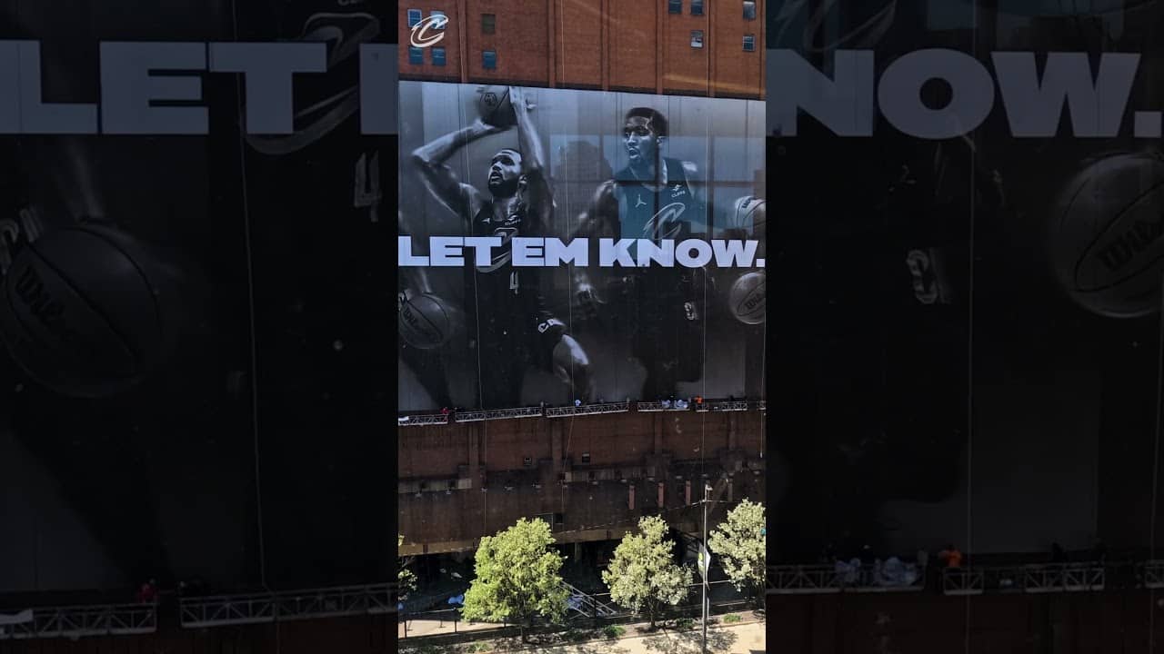 A new look in CLE helped us #LetEmKnow yesterday and we're ready to do it again tomorrow! #Cavs #NBA
