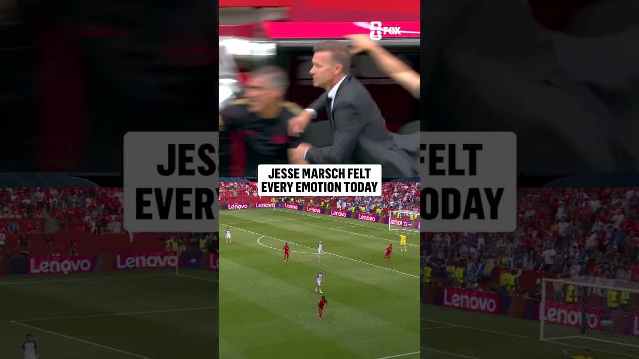 What a roller coaster of a day for Jesse Marsch