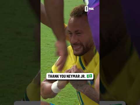 Brazilian legend Neymar Jr. takes in what could be his final FIFA World Cup match