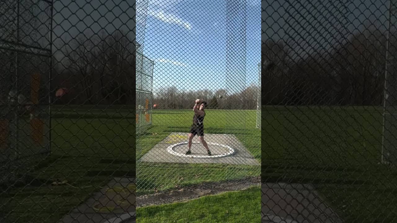 227-6 US#1 in the Hammer Throw from Ryan Evans from Rhode Island