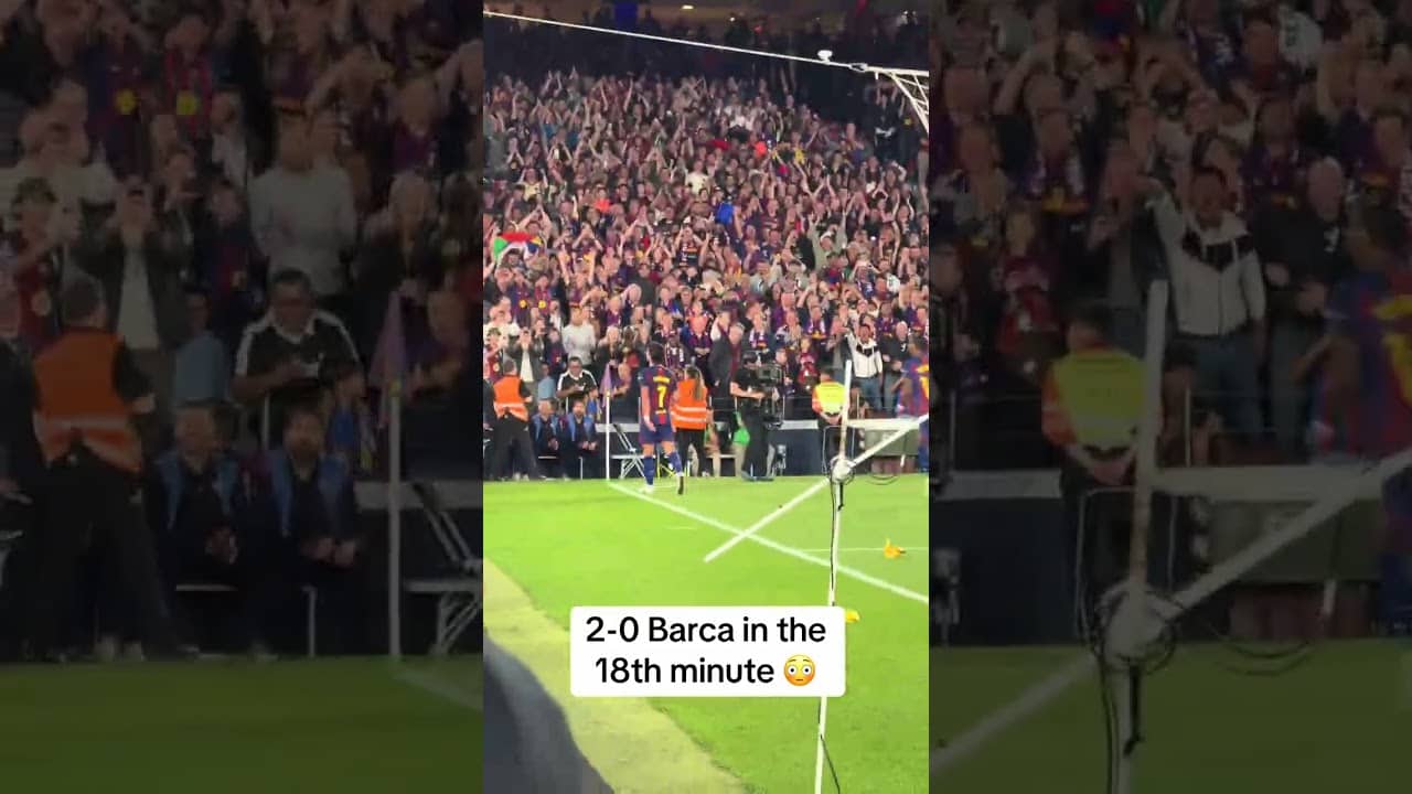 Barca are running rampant in El Clasico 🔥