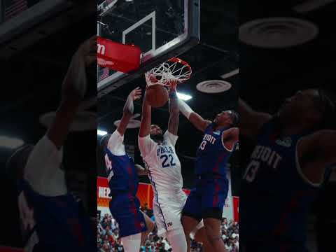 Labaron Philon Jr. Crazy Pass Into A Johni Broome SLAM! #sixers #nba #dunk #slam #basketball