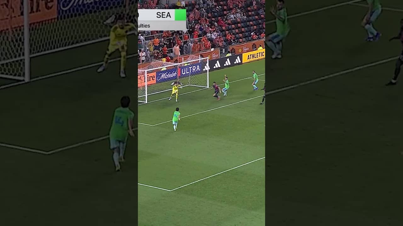 Paulie Primetime strikes again in Houston! 🚀 #football #highlights #soccer #seattle #mls #houston