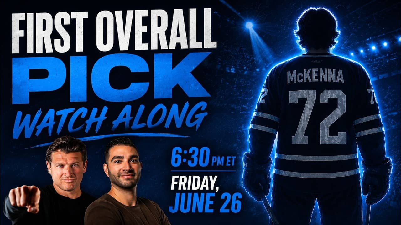 LIVE REACTION: Leafs Make the No. 1 Overall Pick | NHL Draft Watch Along