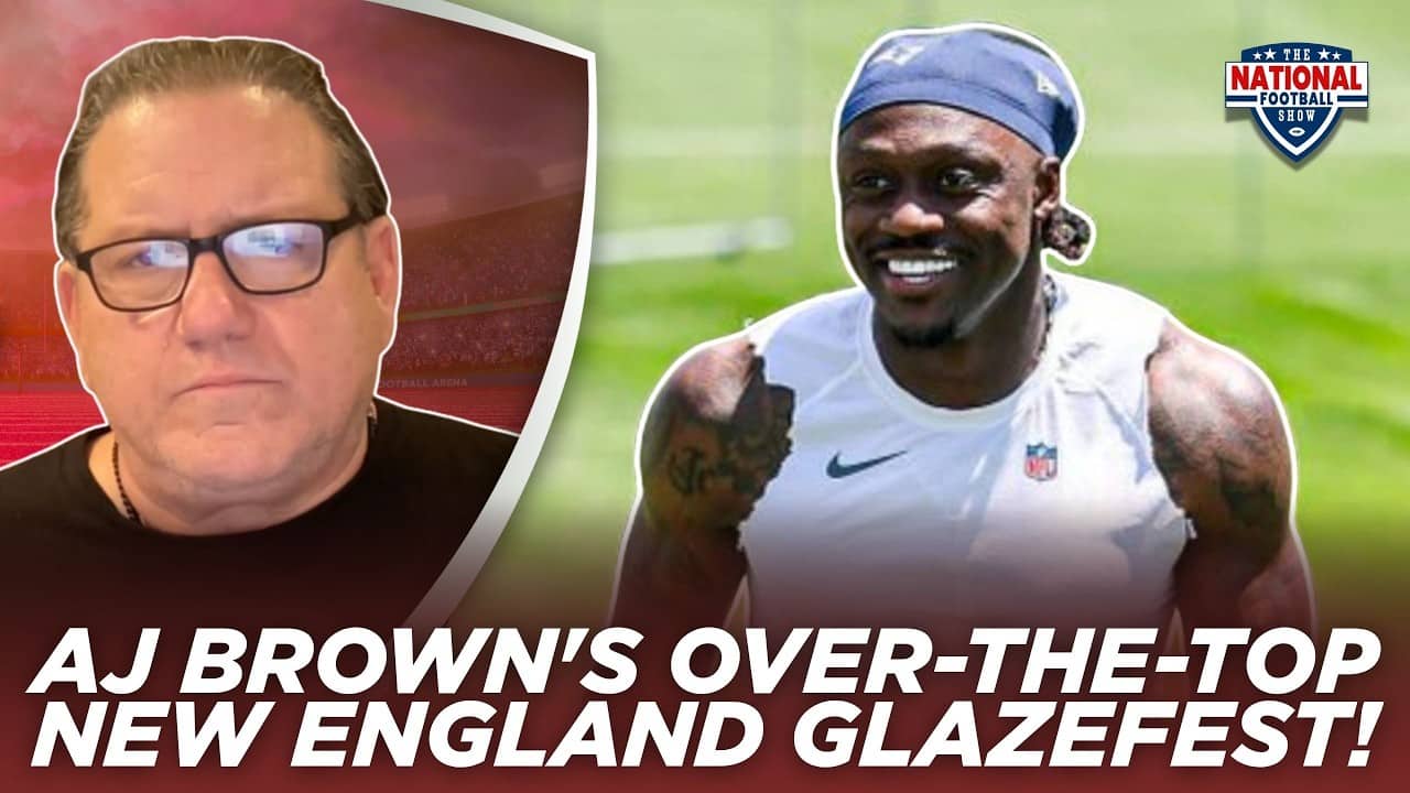 Sileo REACTS to A.J. Brown's Patriots Glaze Fest