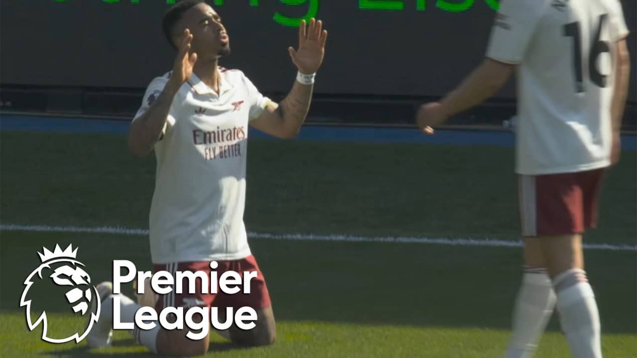 Gabriel Jesus slots home Arsenal's opener against Crystal Palace | Premier League | NBC Sports