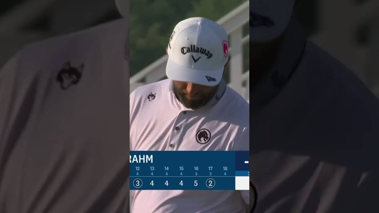 Jon Rahm BURIES the birdie from 61 feet 😤⛳
