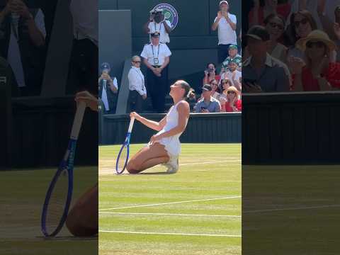 A dream Centre Court debut 💚
