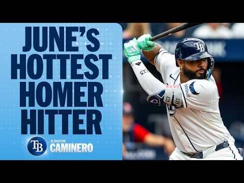 1st Home Run Derby participant! Junior Caminero reacts to committing to the HR Derby and more💪