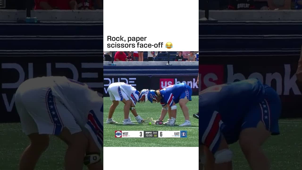 faceoff specialists hate this one trick. 😂🪨📄✂️