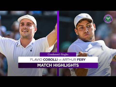 The wildcard DREAM continues 💭 | Flavio Cobolli vs Arthur Fery | Highlights | Wimbledon 2026