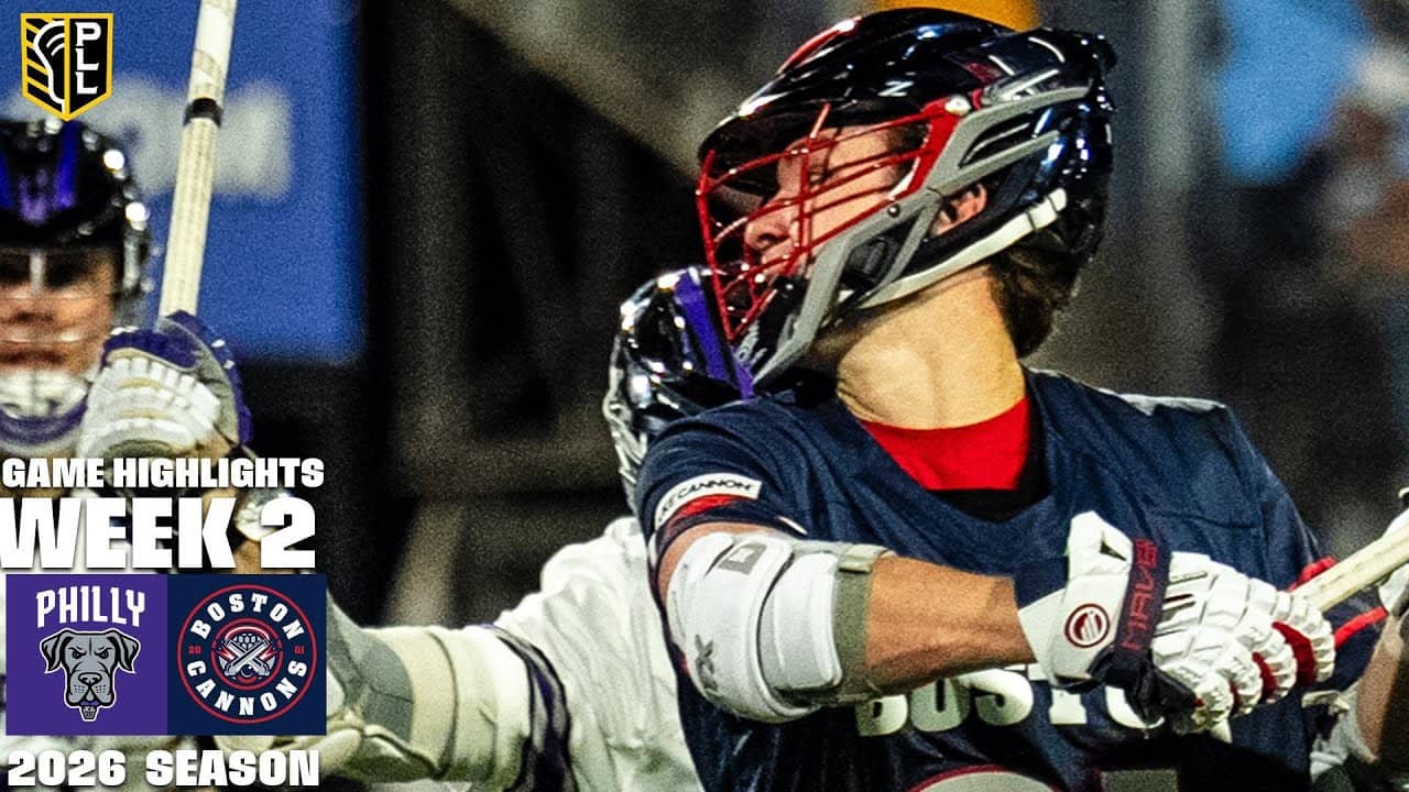 Philadelphia Waterdogs vs. Boston Cannons Week 2 Game Highlight | 2026 Season 