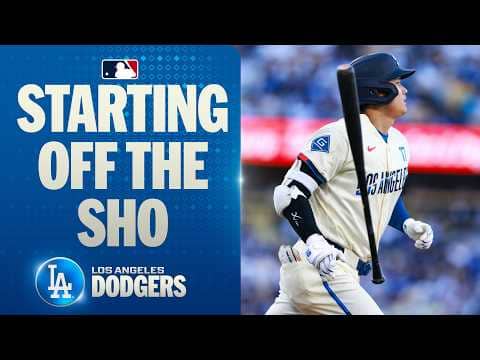 Shohei Ohtani crushes a leadoff home run for the Dodgers! ☄️ (25th career leadoff HR 🔥) | 大谷翔平ハイライト