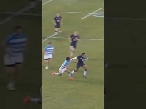 Denny Solomona with a brilliant solo-try against Argentina on debut 🔥 #EnglandRugby #Rugby