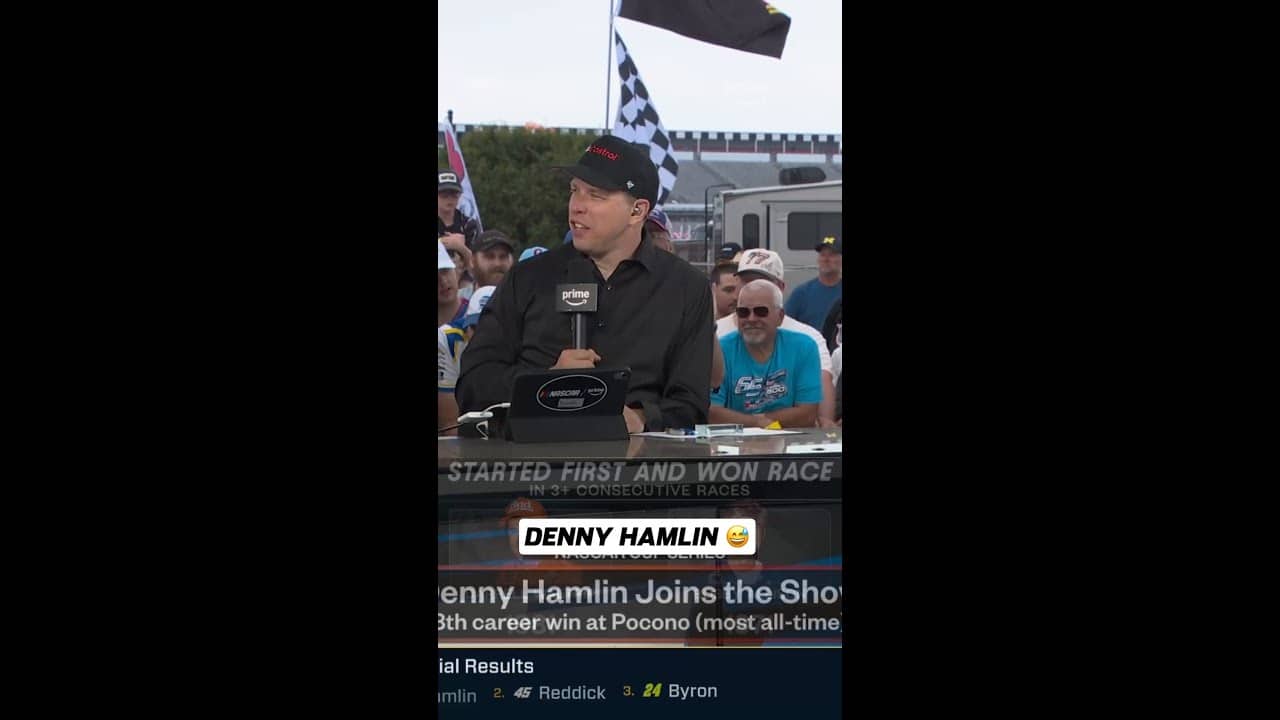Denny Hamlin never forgot that DQ 😭