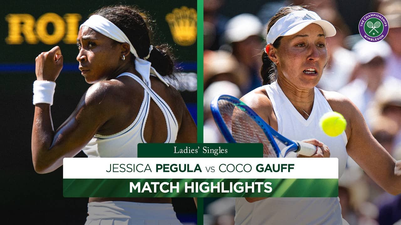 Stunning comeback! 👏 | Jessica Pegula v Coco Gauff | Highlights | Wimbledon 2026