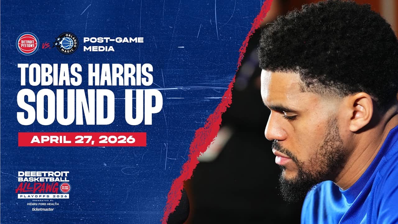 Post-Game Press Conference: Tobias Harris | Pistons vs. Magic | 04.27.26