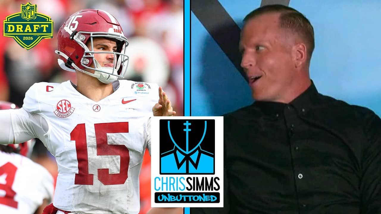 INSTANT REACTION: Rams STUN and pick QB Ty Simpson in Round 1 | Chris Simms Unbuttoned | NFL on NBC
