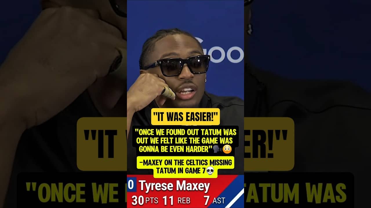 Was Maxey throwing shade at JT?🤔