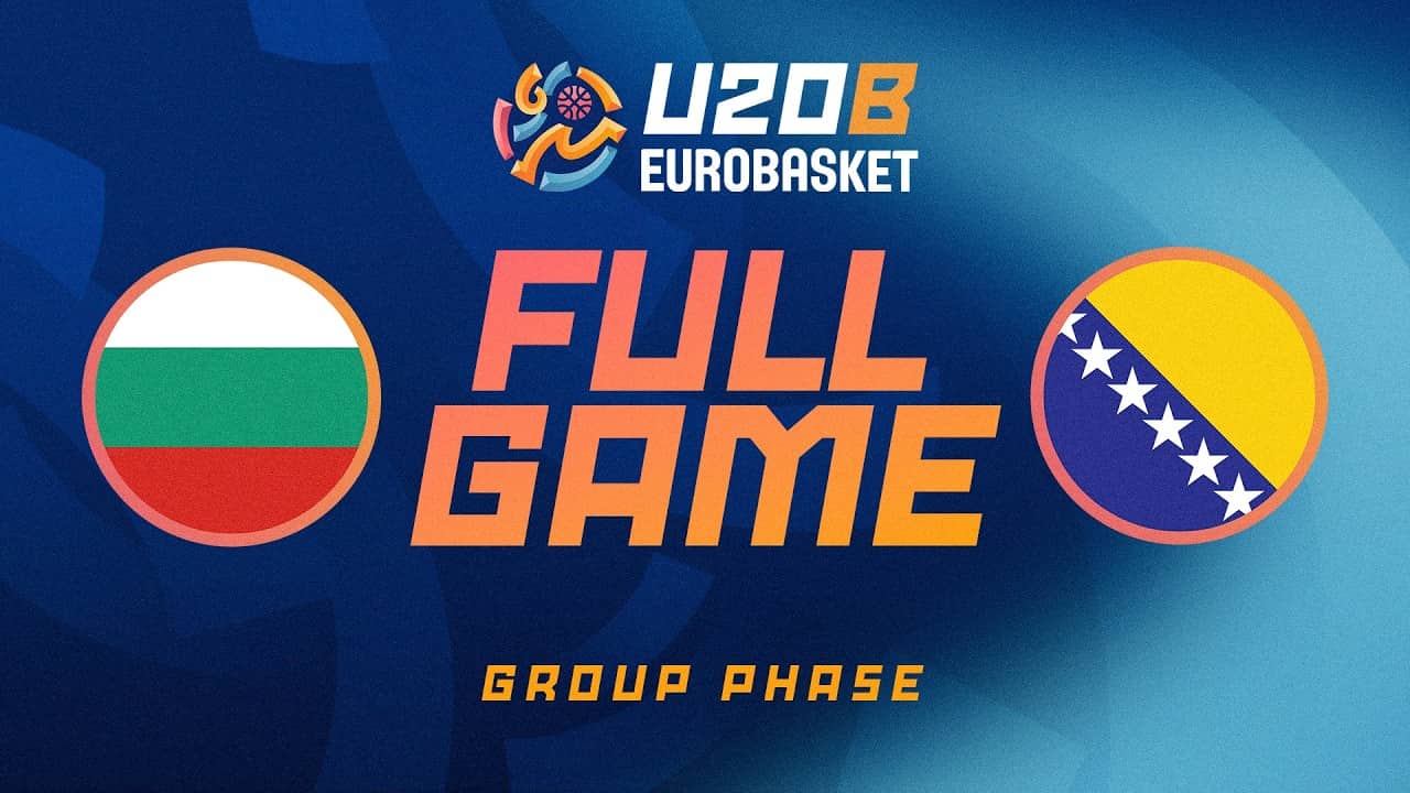 Bulgaria v Bosnia and Herzegovina | Full Basketball Game | FIBA U20 Women's EuroBasket 2026 Div. B