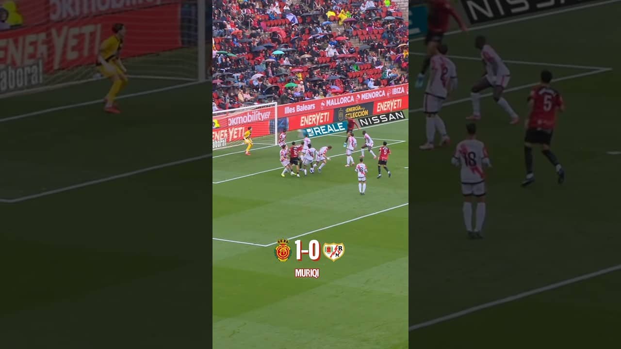 Los 3 goles del Mallorca frente al Rayo Vallecano ❤️🖤