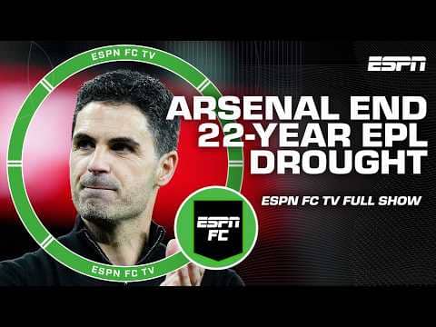 ARSENAL WIN EPL REACTIONS 🏆 Drama at Liverpool and Southampton + Pep Guardiola's influence | ESPN FC