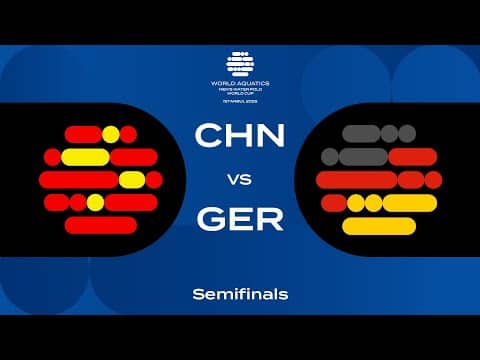 China vs Germany | Semifinals | Men's Water Polo World Cup 2025 | Division 2 | Istanbul