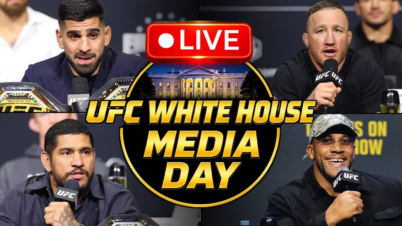🔴 UFC White House Media Day | UFC Freedom 250 | MMA Fighting