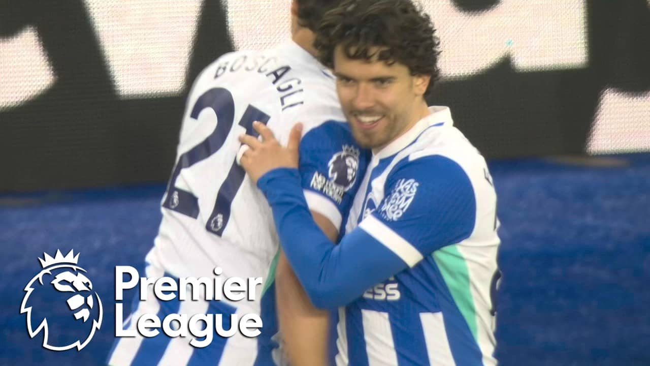 Ferdi Kadioglu puts Brighton 1-0 ahead of Chelsea | Premier League | NBC Sports