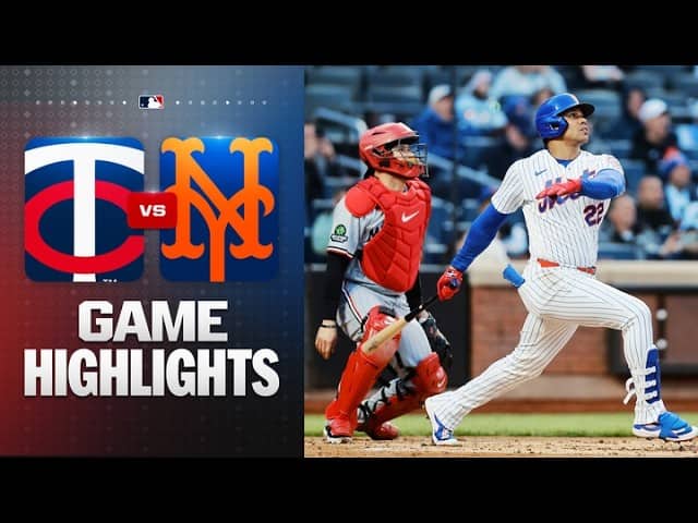 Twins vs. Mets Game Highlights (4/22/26) | MLB Highlights