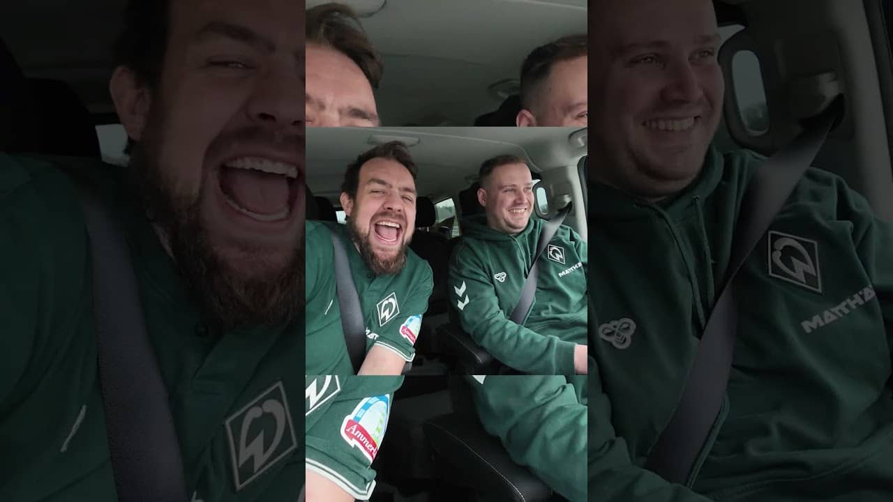 Werders-Contentcrew on Tour 🚗👋