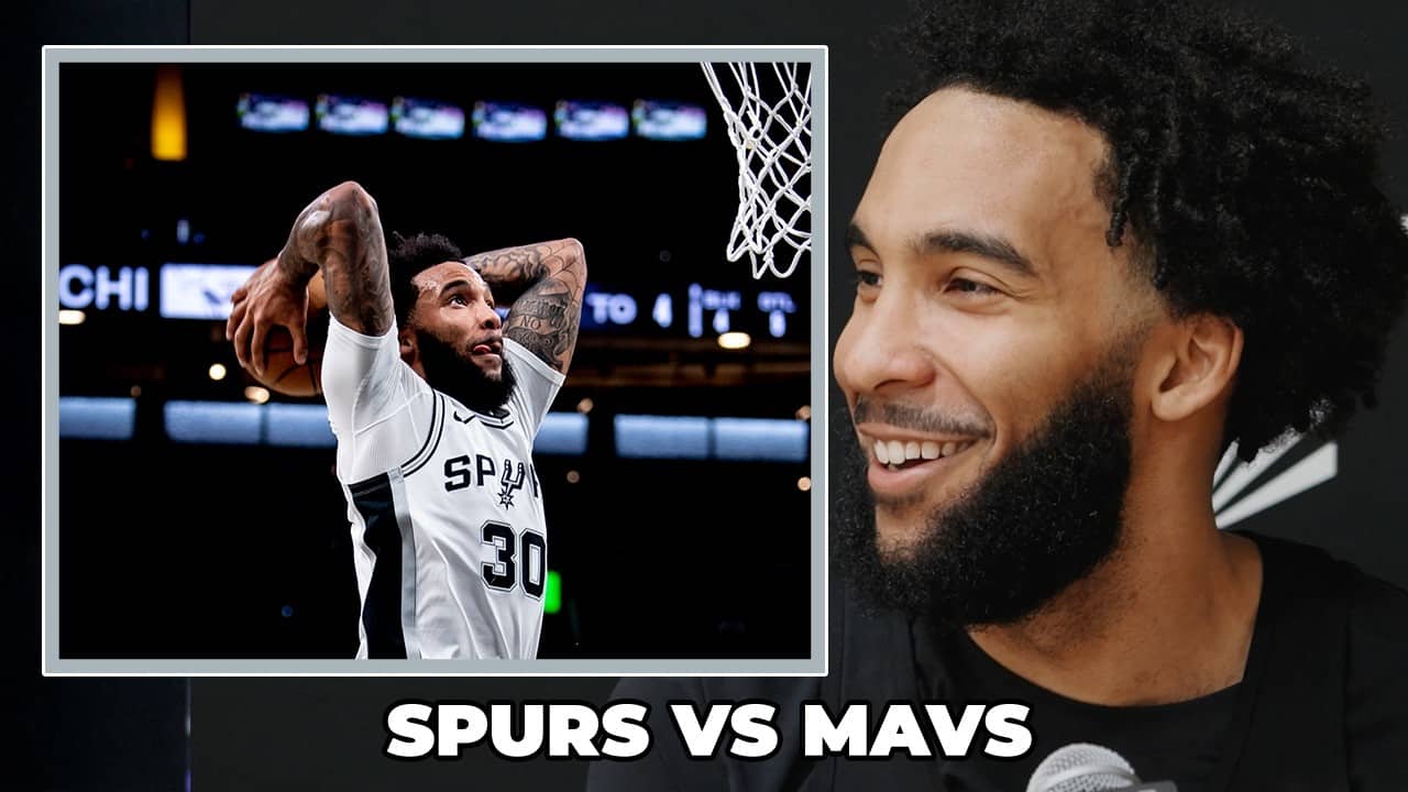 Julian Champagnie on the Physicality of the Game and Tonight's Match-Up Against the Mavericks