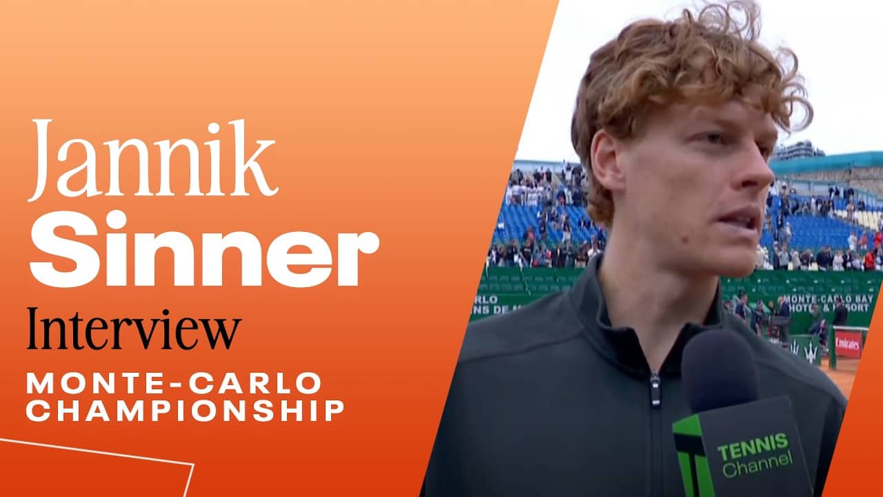 Jannik Sinner on winning his first Monte Carlo title | 2026 Monte Carlo