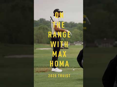Raw on the range with Max Homa #golf #maxhoma #cobragolf