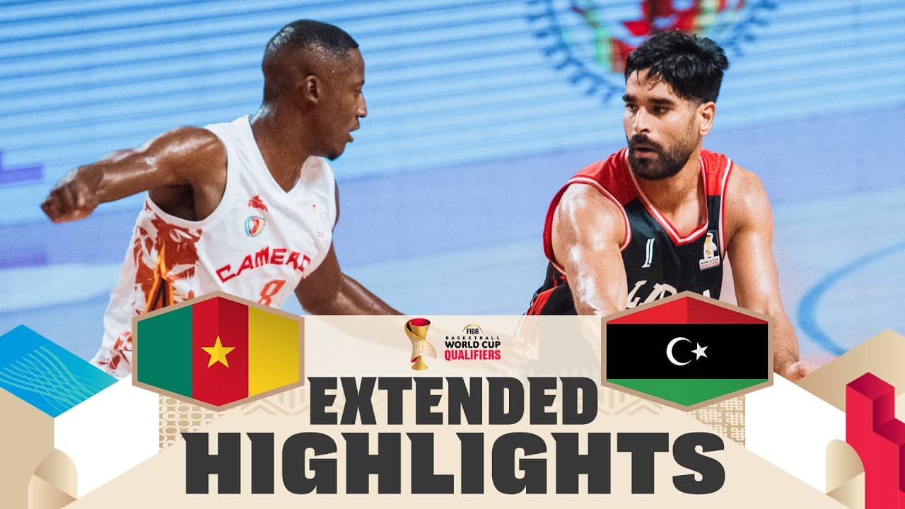 Cameroon 🇨🇲 v Libya 🇱🇾 | Extended Highlights | FIBA Basketball World Cup 2027 African Qualifiers