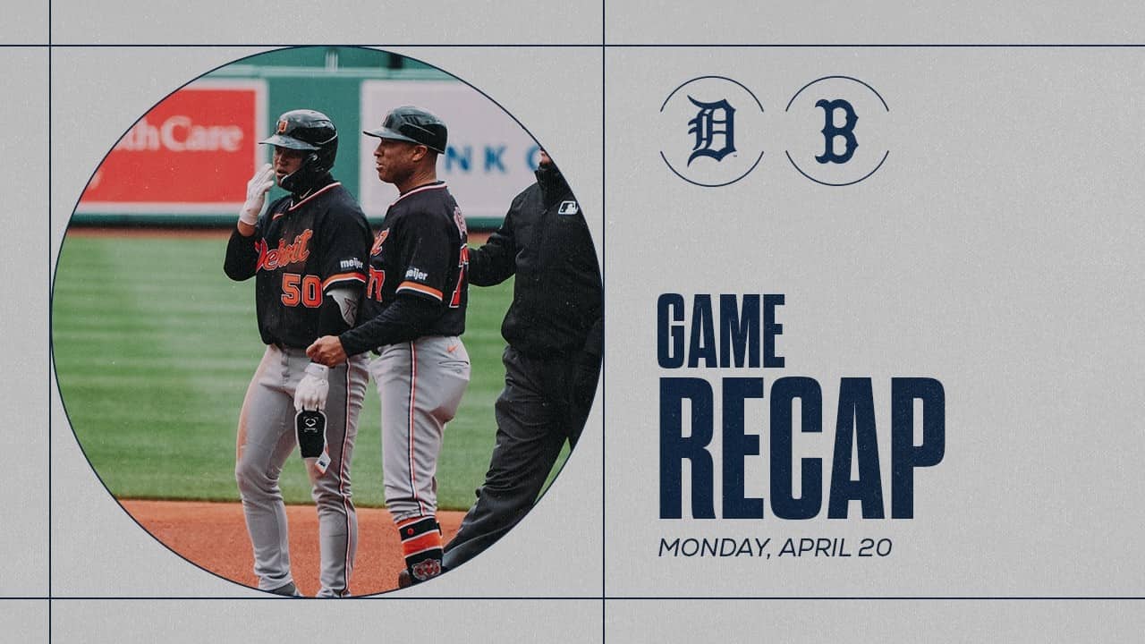 Tigers vs. Red Sox Highlights | 4/20/26