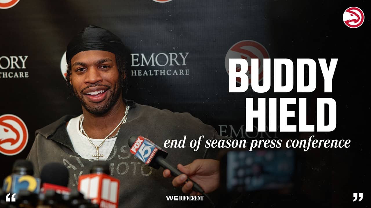 Buddy Hield Atlanta Hawks End of Season Press Conference