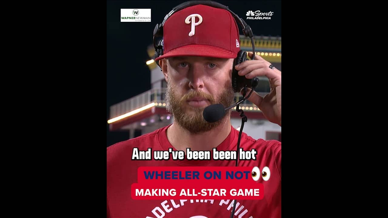After DOMINANT start, Zack Wheeler comments on not making the All-Star game 👀