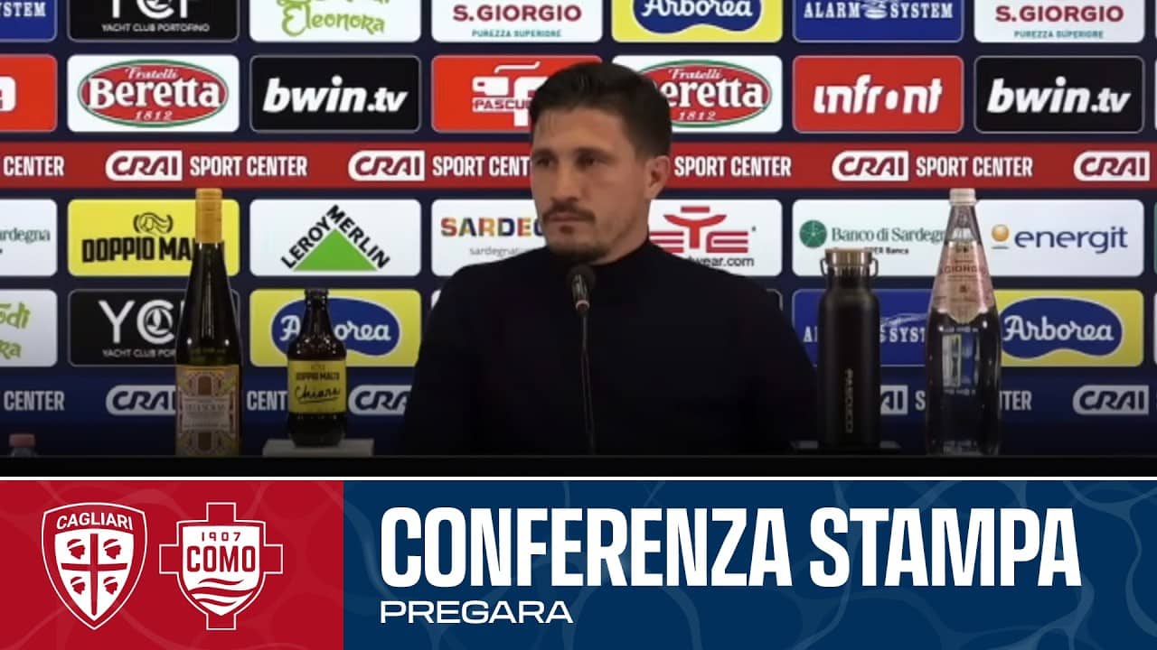 SERIE A ENILIVE |  MISTER PISACANE IN CONFERENZA STAMPA | CAGLIARI - COMO