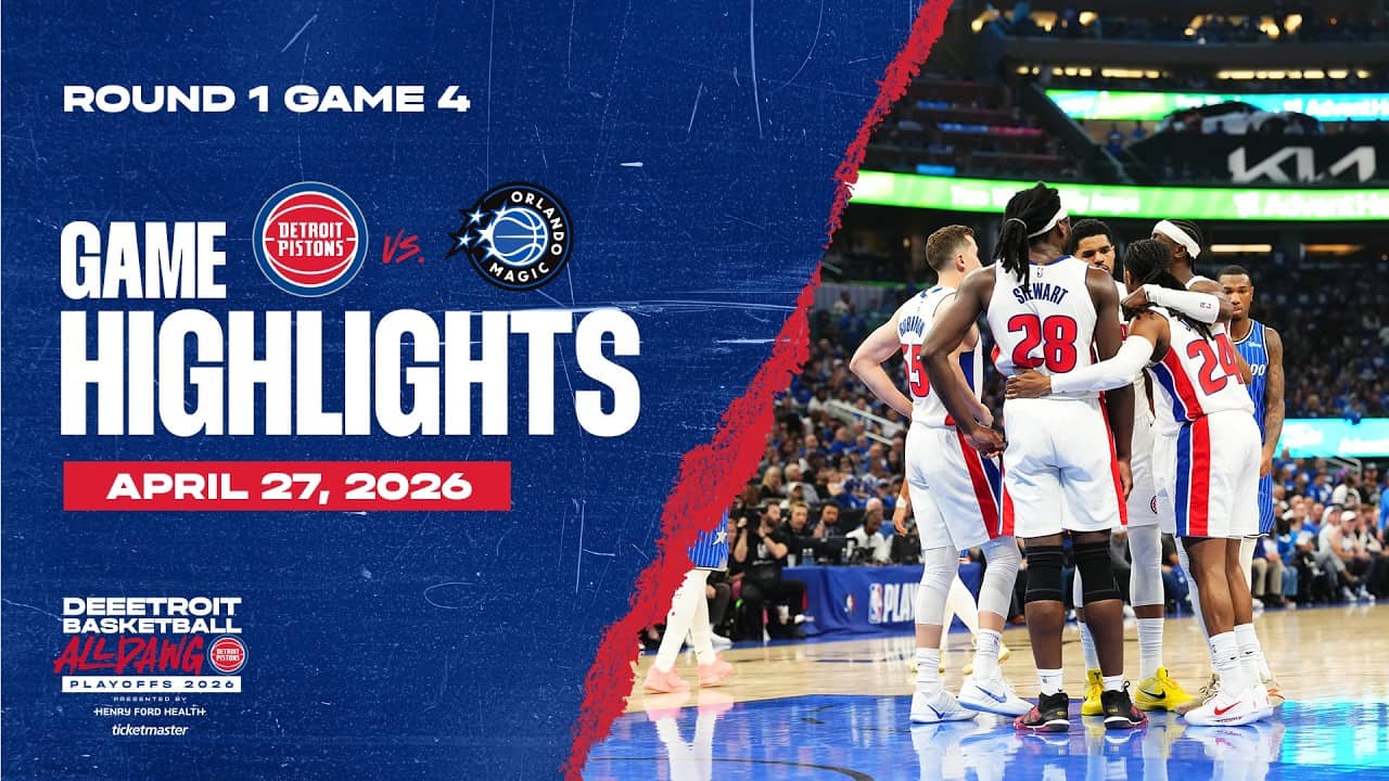 Detroit Pistons vs. Orlando Magic | GAME HIGHLIGHTS | 04.27.26