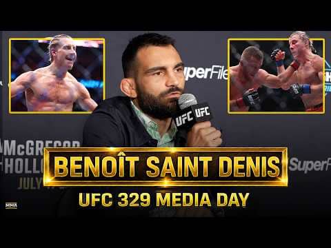 Benoit Saint Denis REACTS To Justin Gaethje's Title Win, Getting Paddy Pimblett Fight | UFC 329
