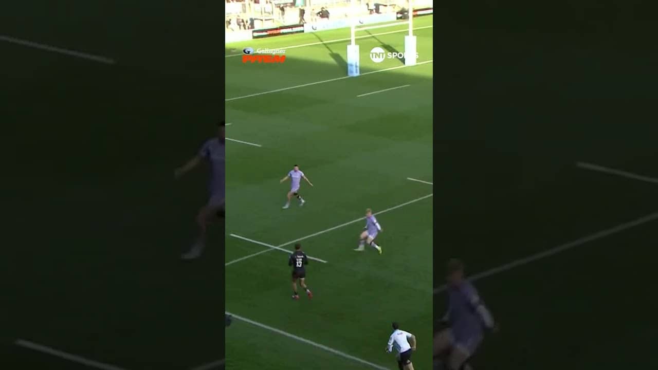 Exceptional kicking. Brilliant try!