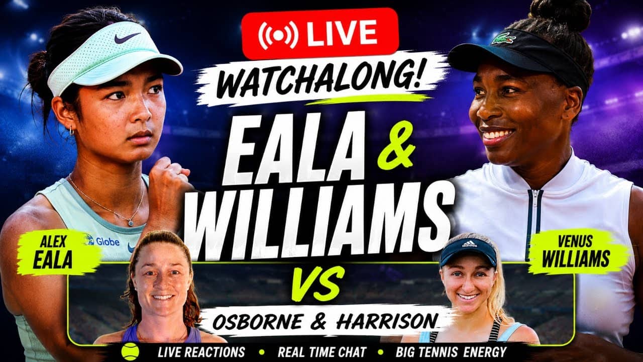 Alex Eala / Venus Williams vs Alexandra Osborne / Catherine Harrison | Bad Homburg | LIVE WATCHALONG