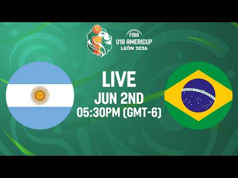 LIVE - Argentina v Brazil | FIBA U18 AmeriCup 2026