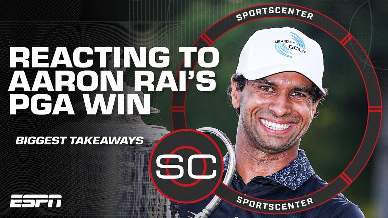 Aaron Rai was SPECIAL 🙌 HISTORIC PGA Championship victory reaction ⛳️ | SportsCenter