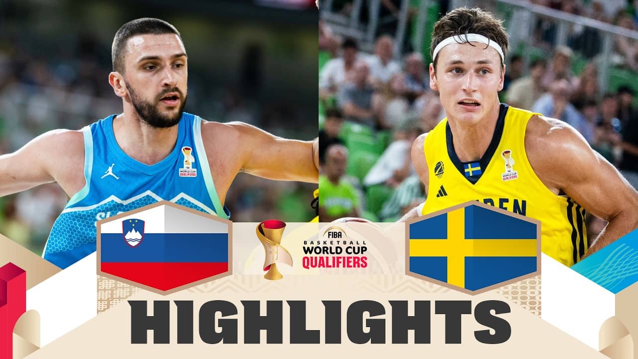 Slovenia 🇸🇮 v Sweden 🇸🇪 | Highlights | FIBA Basketball World Cup 2027 European Qualifiers