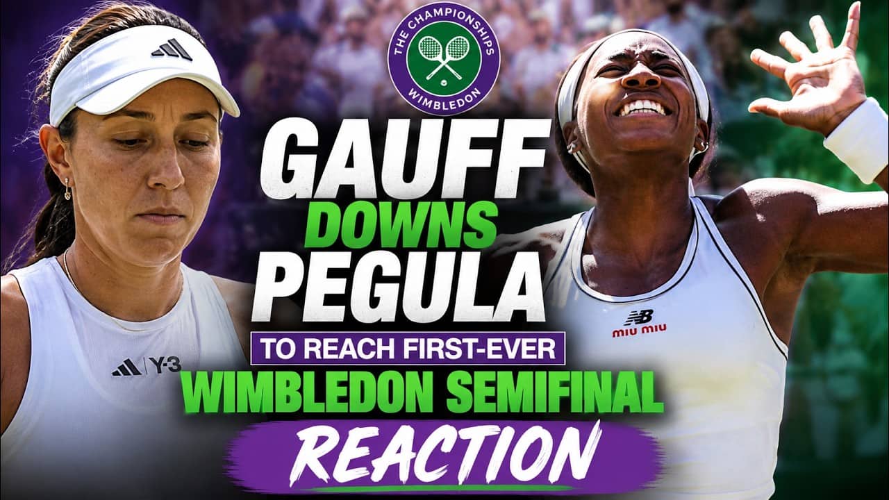 Gauff comes from a set down to beat Pegula and reach first-ever Wimbledon semifinal: Reaction