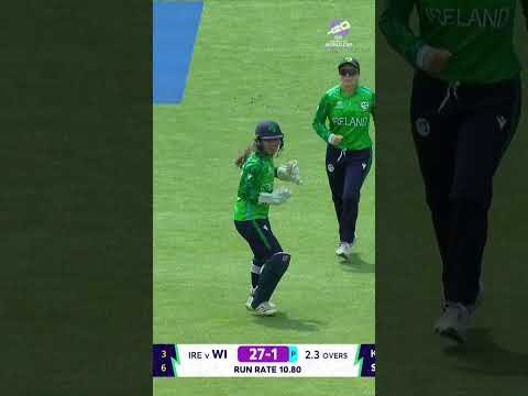 Arlene Kelly has Ireland flying with a second breakthrough against West Indies 😍 #T20WorldCup