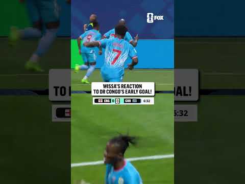 Yoane Wissa LOVED that early goal for DR Congo against England 🇨🇩