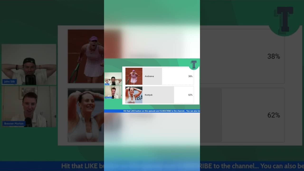 Who will better handle the Grand Slam pressure: Mirra Andreeva or Mart Kostyuk? #frenchopen2026 #wta